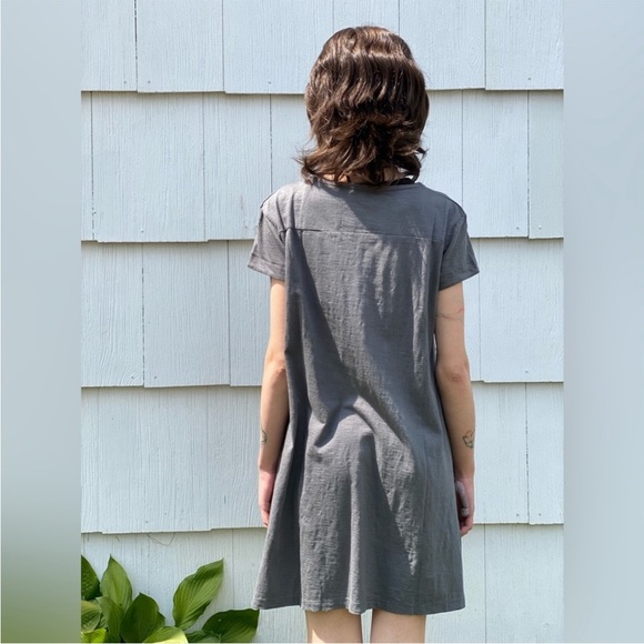 Kyla Seo Rena Dress Tree of Life Celestial Sun Moon Eye Mandala Grey Boho Sz XS - Picture 4 of 14